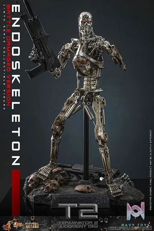 HOTTOYS – Movie Masterpiece DIECAST 1/6 Endoskeleton (Battle Damage) MMS840D77 (Licensed)