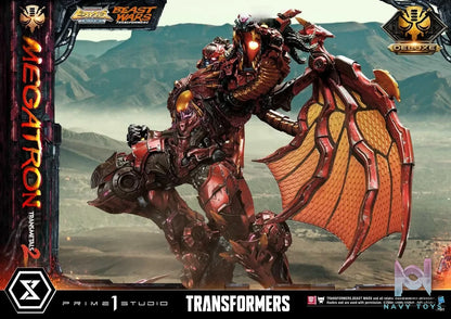 Prime 1 Studio – Premium Masterline Beast Wars: Transformers Megatron Transmetal 2 PMTFBW-03 PMTFBW-03DX PMTFBW-03DXS (Licensed)