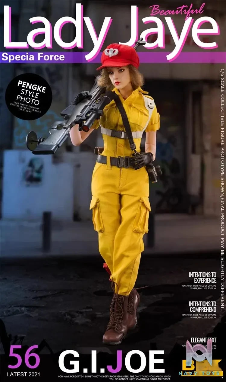 BBK Studio – Original 1/6 BBK012 GIJOE Jay Female Soldier Action Figure