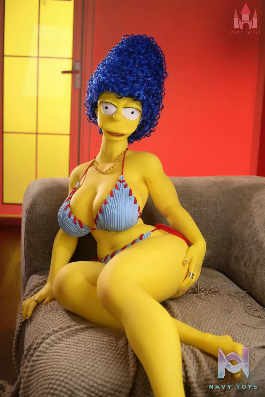 Dolls Castle – Marge Simpson Silicone Sex Doll 147CM K #SZ12 Simpsons