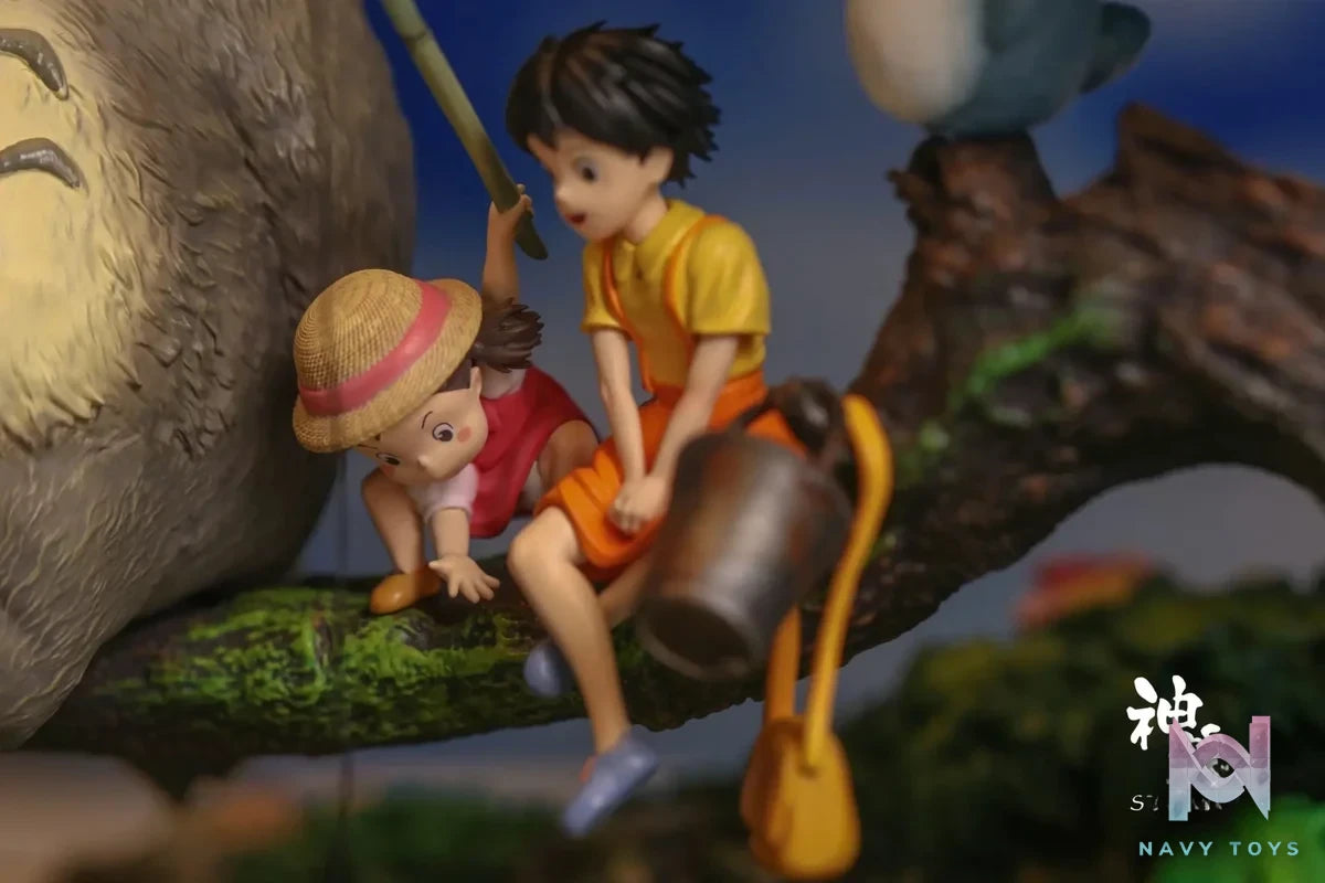 Shen Yin Studio - My Neighbor Totoro The cozy moments of midsummer resin statue Navy Toys anime figure