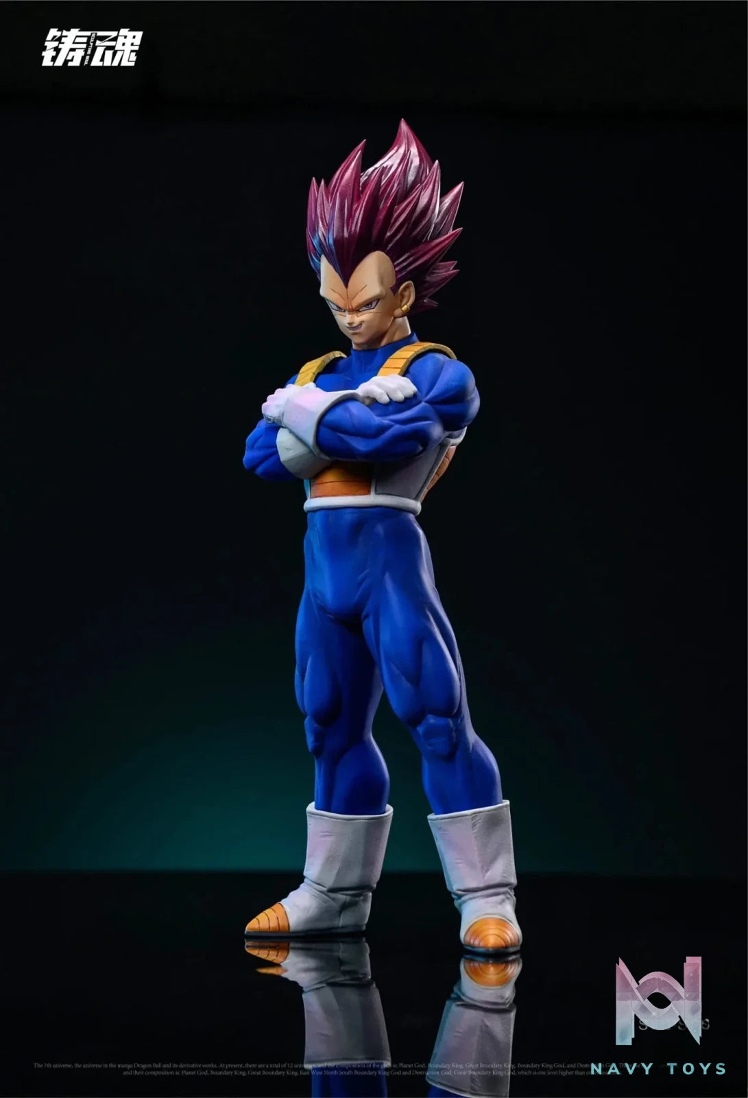 Sculpting Soul Studio - Super Warriors of Universe 7 (Goku, Vegeta, Gohan, Piccolo, Broly) resin statue Navy Toys anime figure