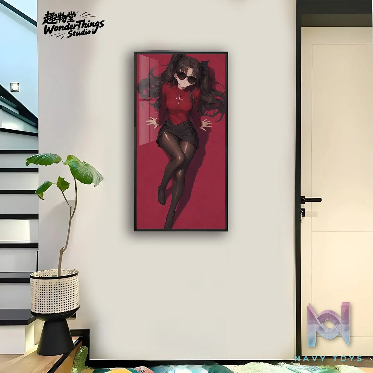 Wonder Things Studio – Rin Tohsaka Background Wall Decorative Painting Fate/stay night