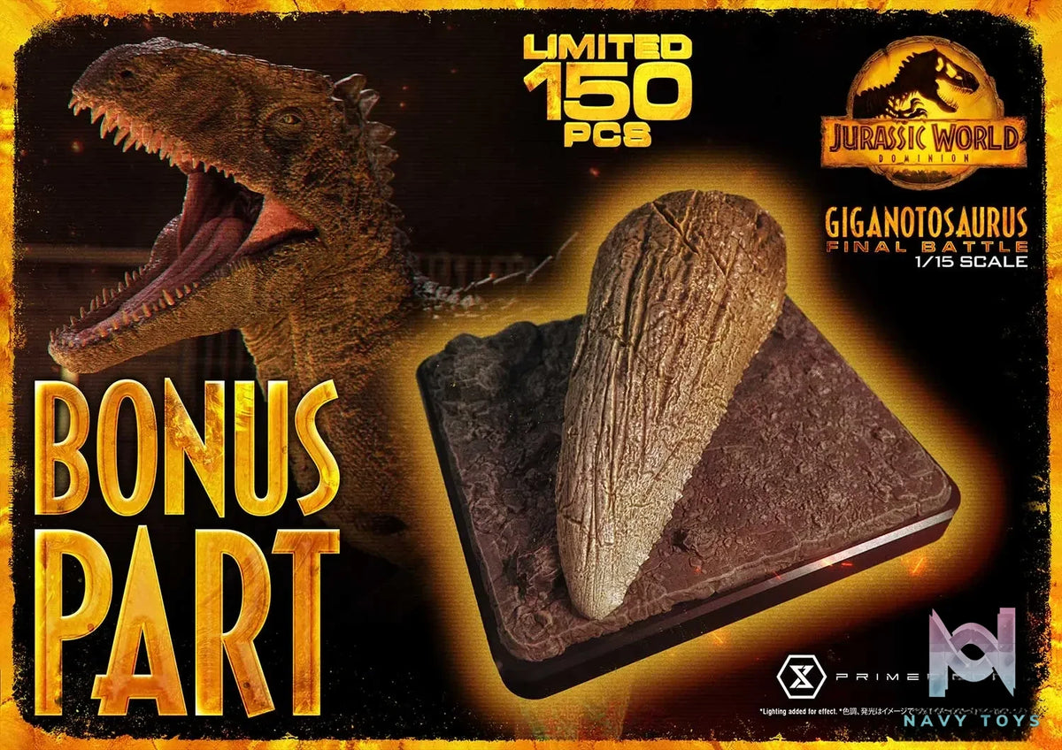 Prime 1 Studio – Legacy Museum Collection Jurassic World: Dominion(Film) Giganotosaurus 1/15 scale LMCJW3-04 LMCJW3-04S (Licensed)