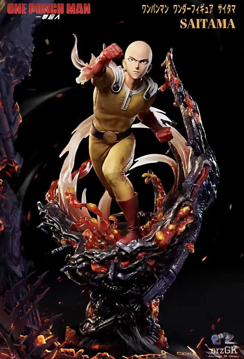 Unique Art - OnePunch Man Saitama (Licensed) resin statue Navy Toys anime figure