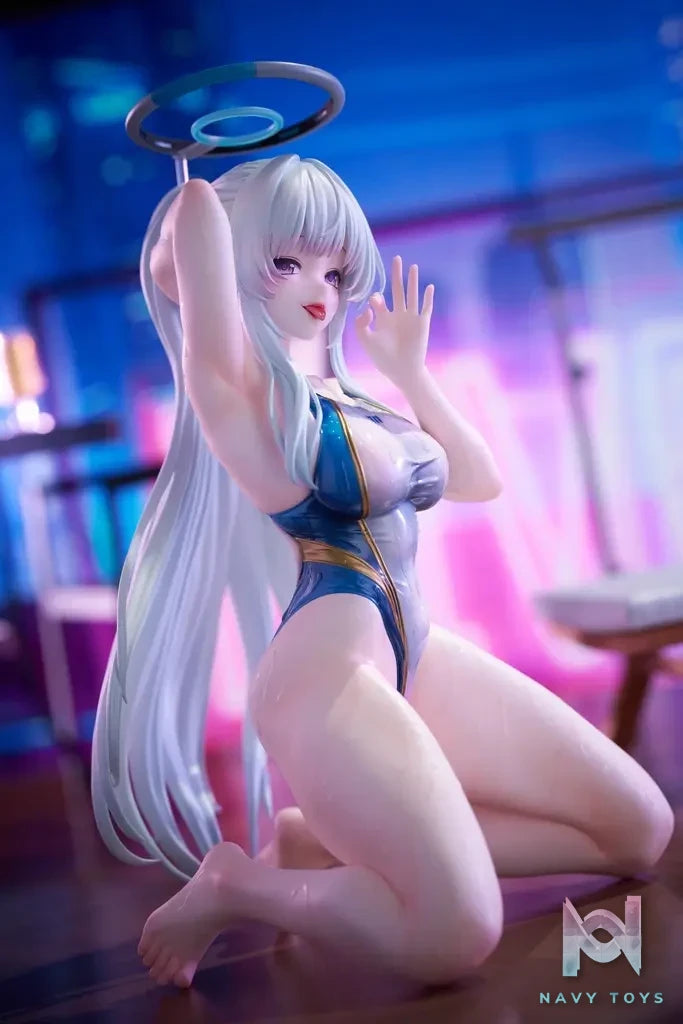 Dragon Stone Studio – Ushio Noa X Hayase Yuuka Swimsuit Wet Effect Ver Blue Archive