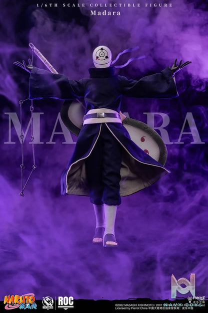 ROCKETTOYS Studio – Naruto Shippuden Madara Uchiha (White Mask Ver.) 1/6 Scale Action Figure ROC-021 (Licensed)