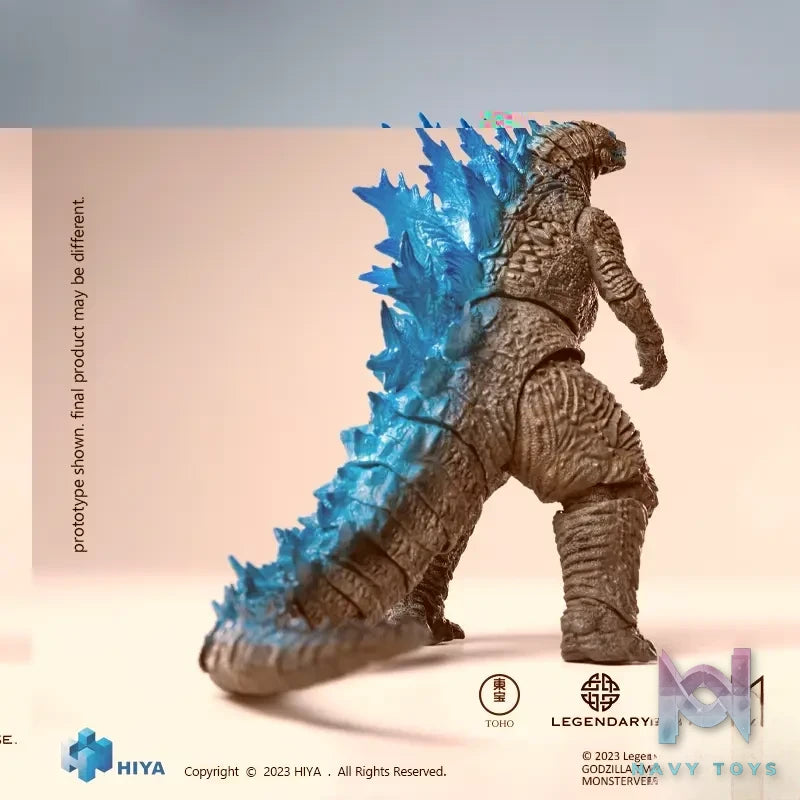 HIYA Studio – Exquisite Basic Series None Scale 7 Inch Godzilla vs Kong Heat Ray Godzilla Translucent Ver. Action Figure EBG0070
