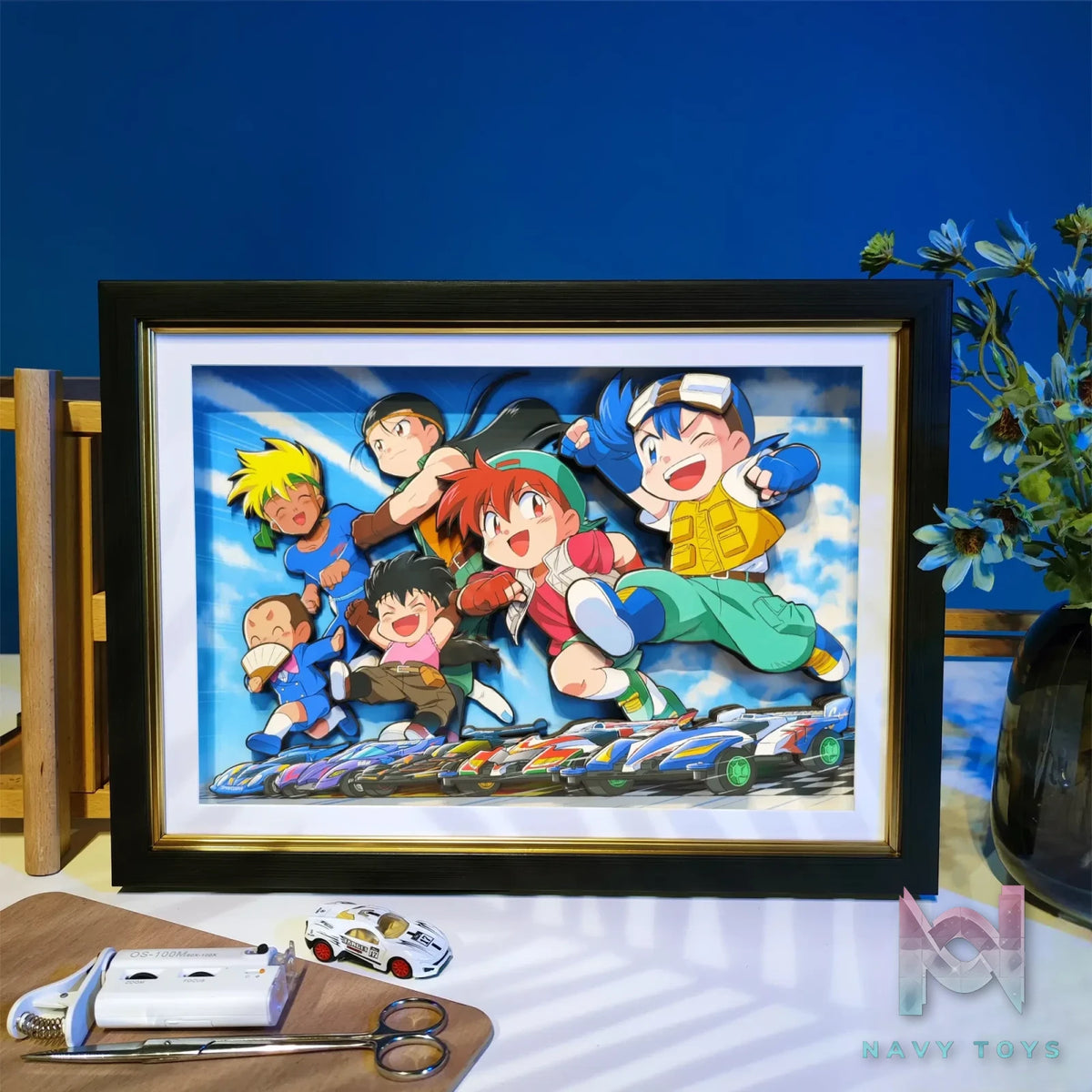 Yu Zhi Jiang Studio – Multiple Characters Series #2 3D Decorative Painting Bakusou Kyoudai Let’s & Go!!