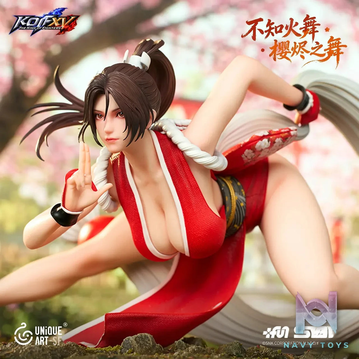 UNIQUE Art Studio – SNK Mai Shiranui Cherry Blossom Ember Dance 1/6 Scale Figure (Licensed)