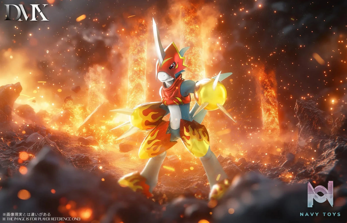 DMX Studio – Digimon Lighdramon & Motomiya Daisuke & V-mon & Fladramon