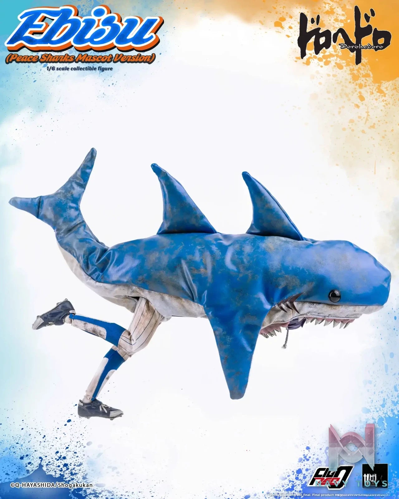 Threezero – Dorohedoro FigZero Ebisu (Peace Sharks Mascot Version) 3Z07150W0 (Licensed)