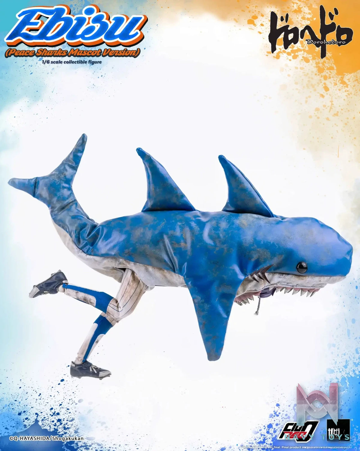 Threezero – Dorohedoro FigZero Ebisu (Peace Sharks Mascot Version) 3Z07150W0 (Licensed)