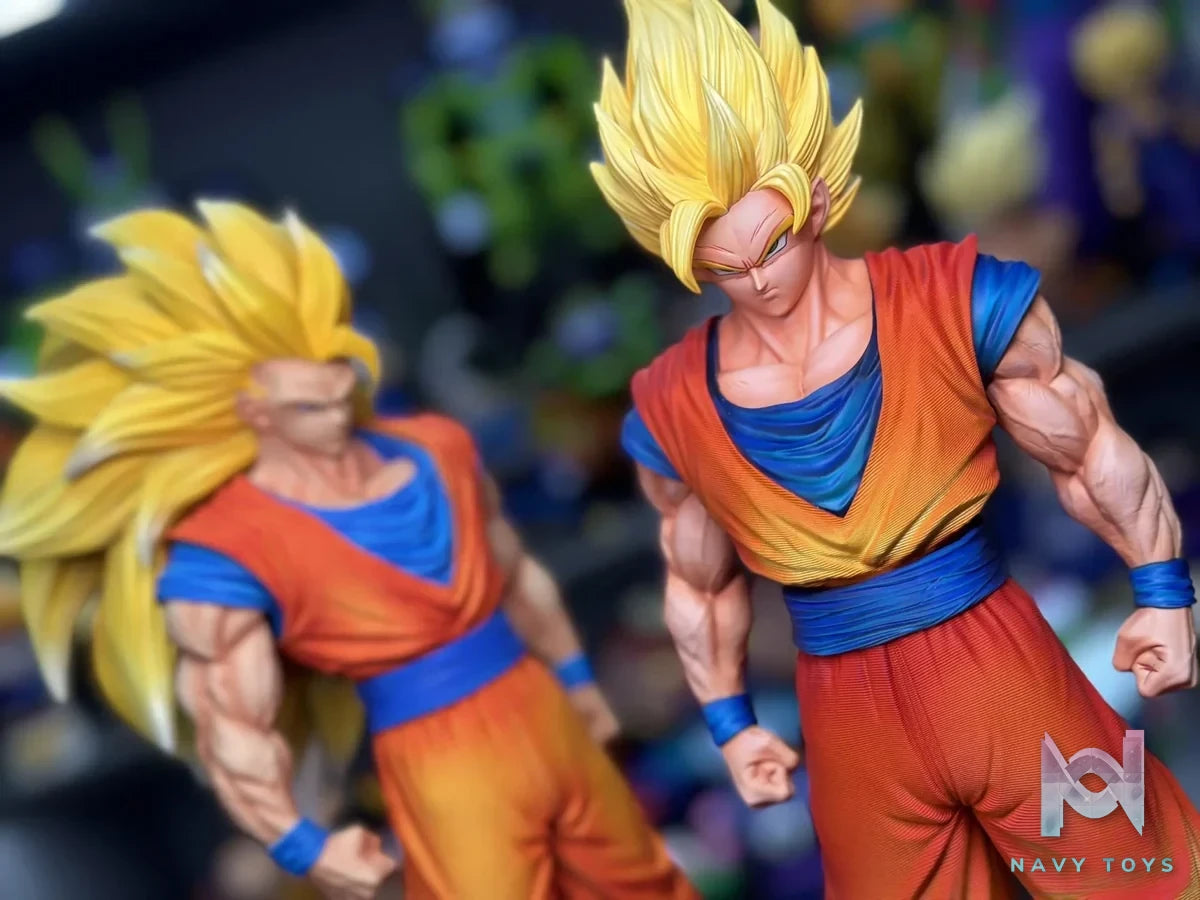 XG Studio - Dragon Ball Z Super Saiya 2 Goku resin statue Navy Toys anime figure