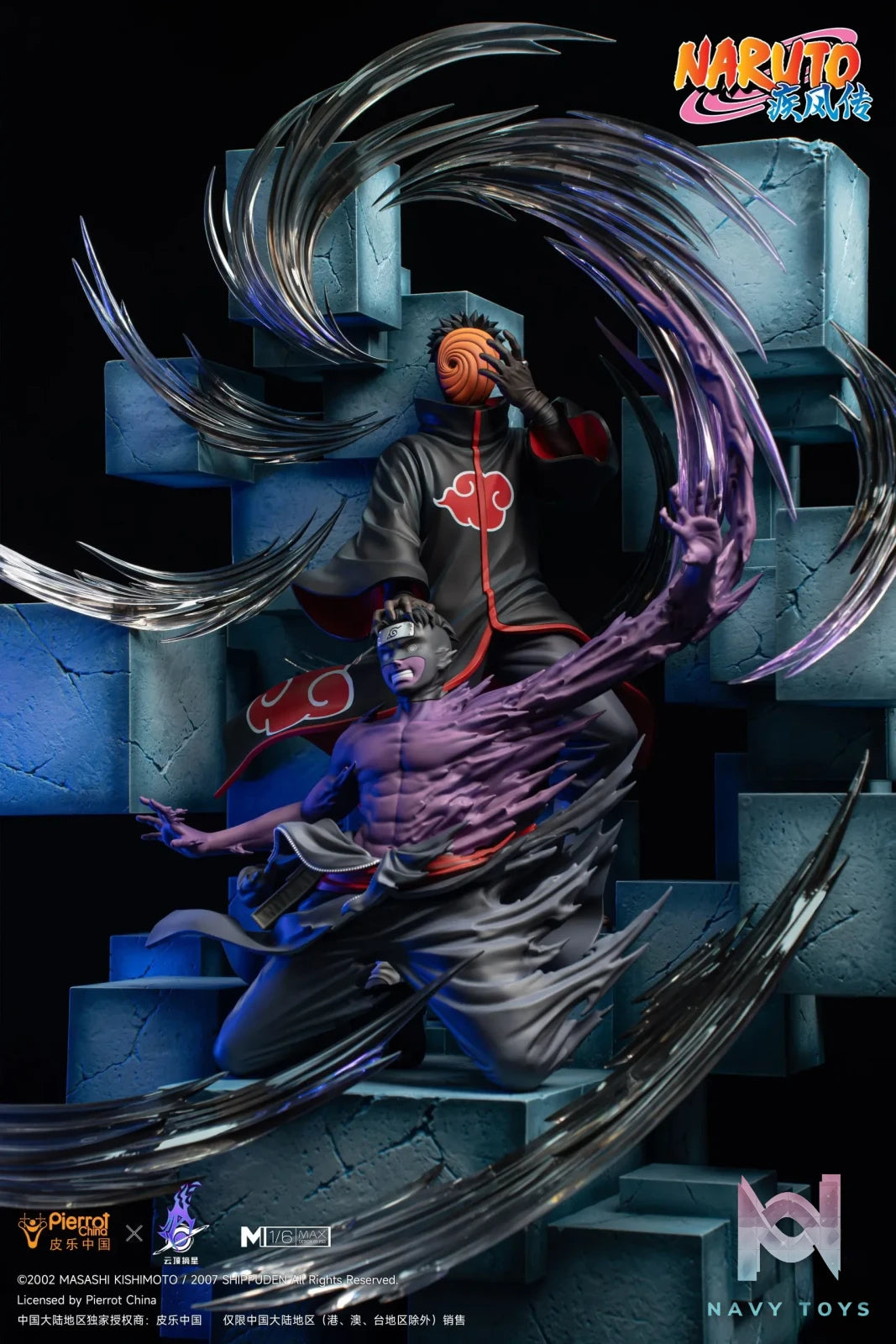 Pickstar Studio – “Naruto” Official License Uchiha Madara (Tobi) 1/6 Statue (Licensed)