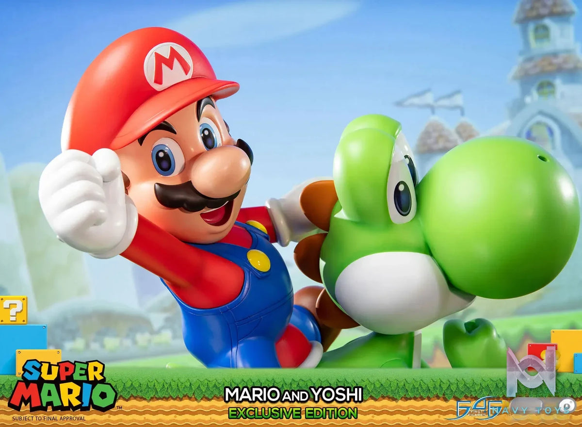 First 4 Figures – Super Mario – Mario and Yoshi SMMAYST SMMAYEX (Licensed)