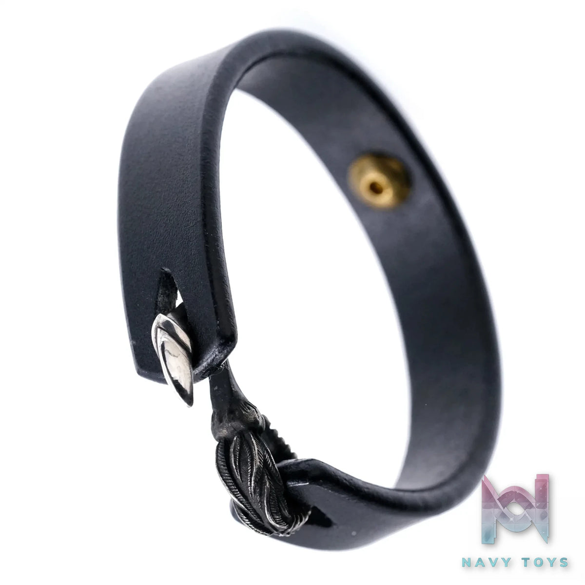 Raven Studio (silver jewelry) – Claw & Skull Leather Bracelet Original