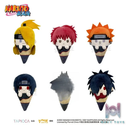 TAPIOCA – Naruto Shippuden Palm-Sized Ice Cream Plush Blind Box Vol. 1 X Vol. 2 (6 pieces / box) (Licensed)