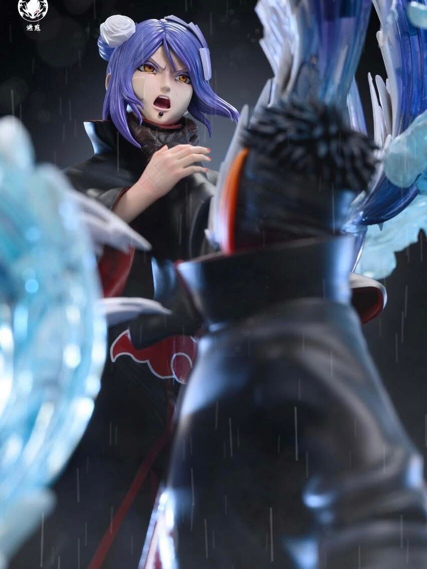 Tobi vs Konan - Naruto - RanDian Studio resin statue randian studio anime figure