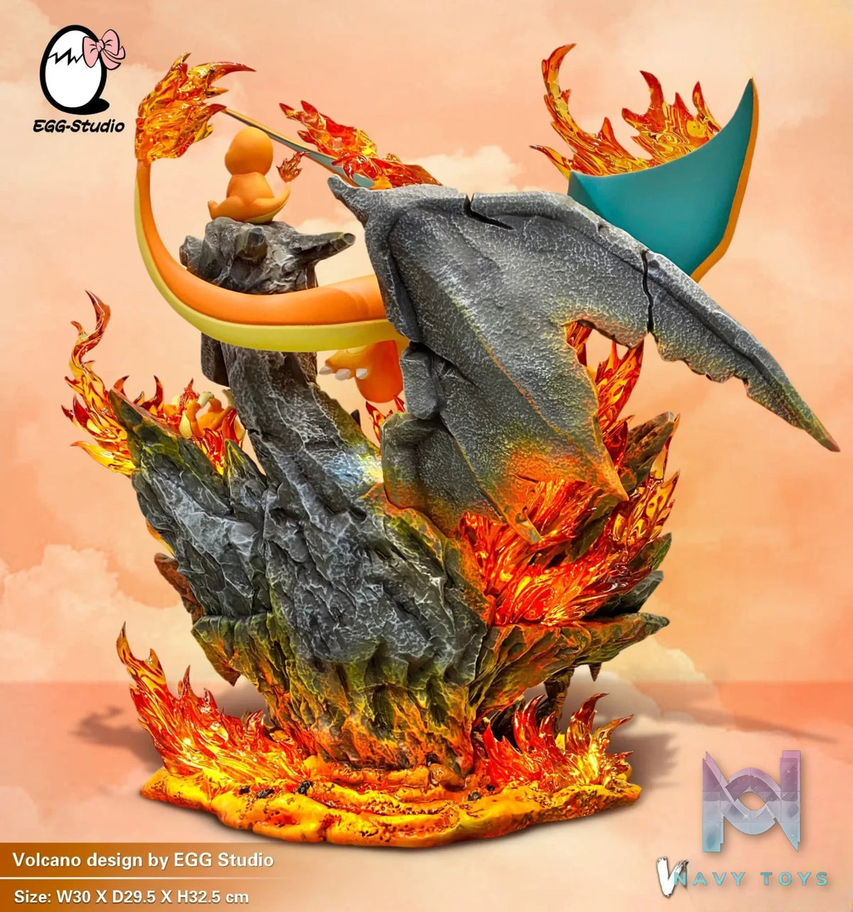 EGG Studio – Pokémon Fire Family Barrel – Valley Charizard