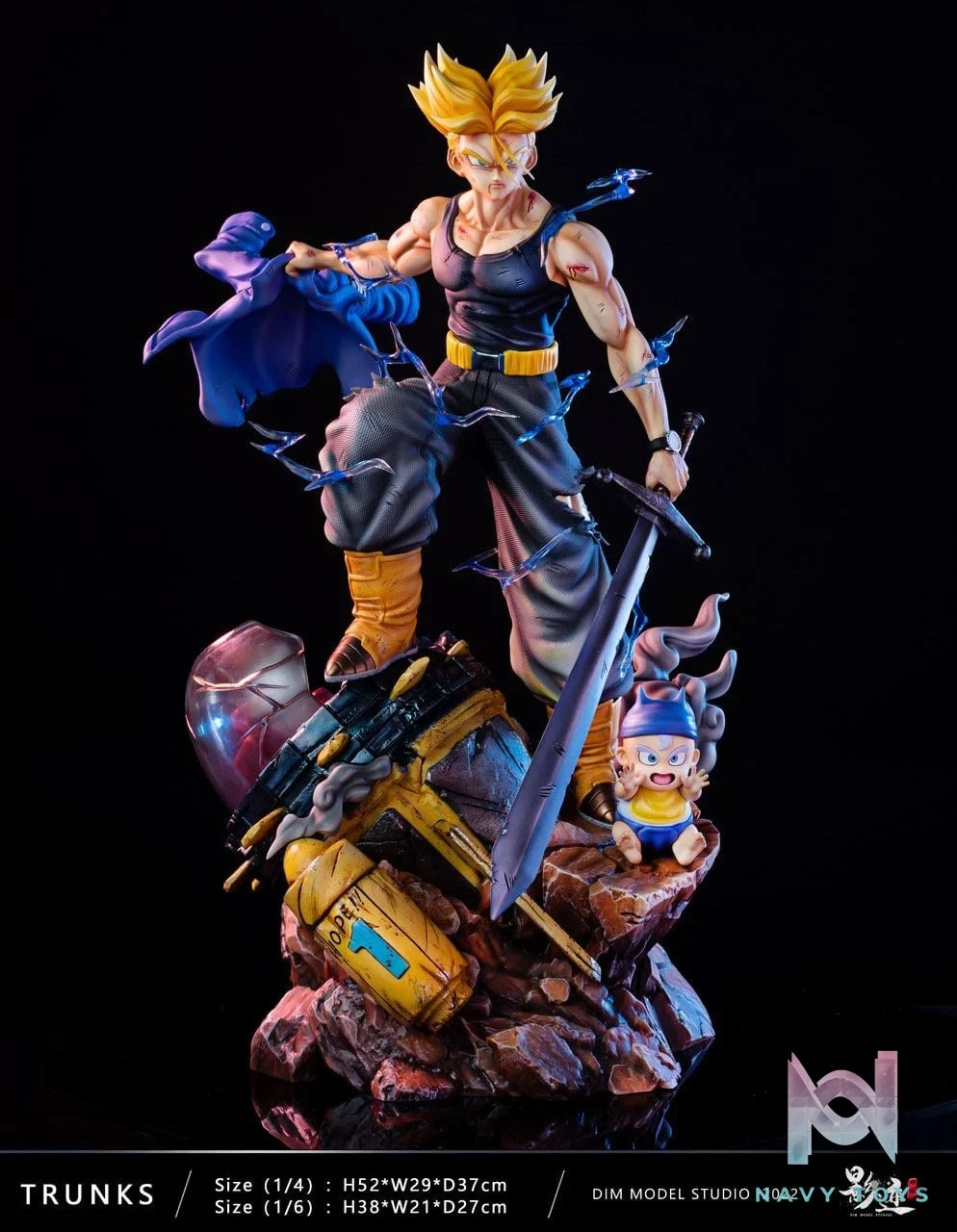 Trunks resin statue Dim Model Studio anime figure