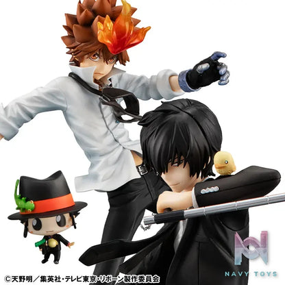 MegaHouse – G.E.M. Series Reborn! Tsunayoshi Sawada & Kyoya Hibari & Reborn Set Complete Figure (Licensed)