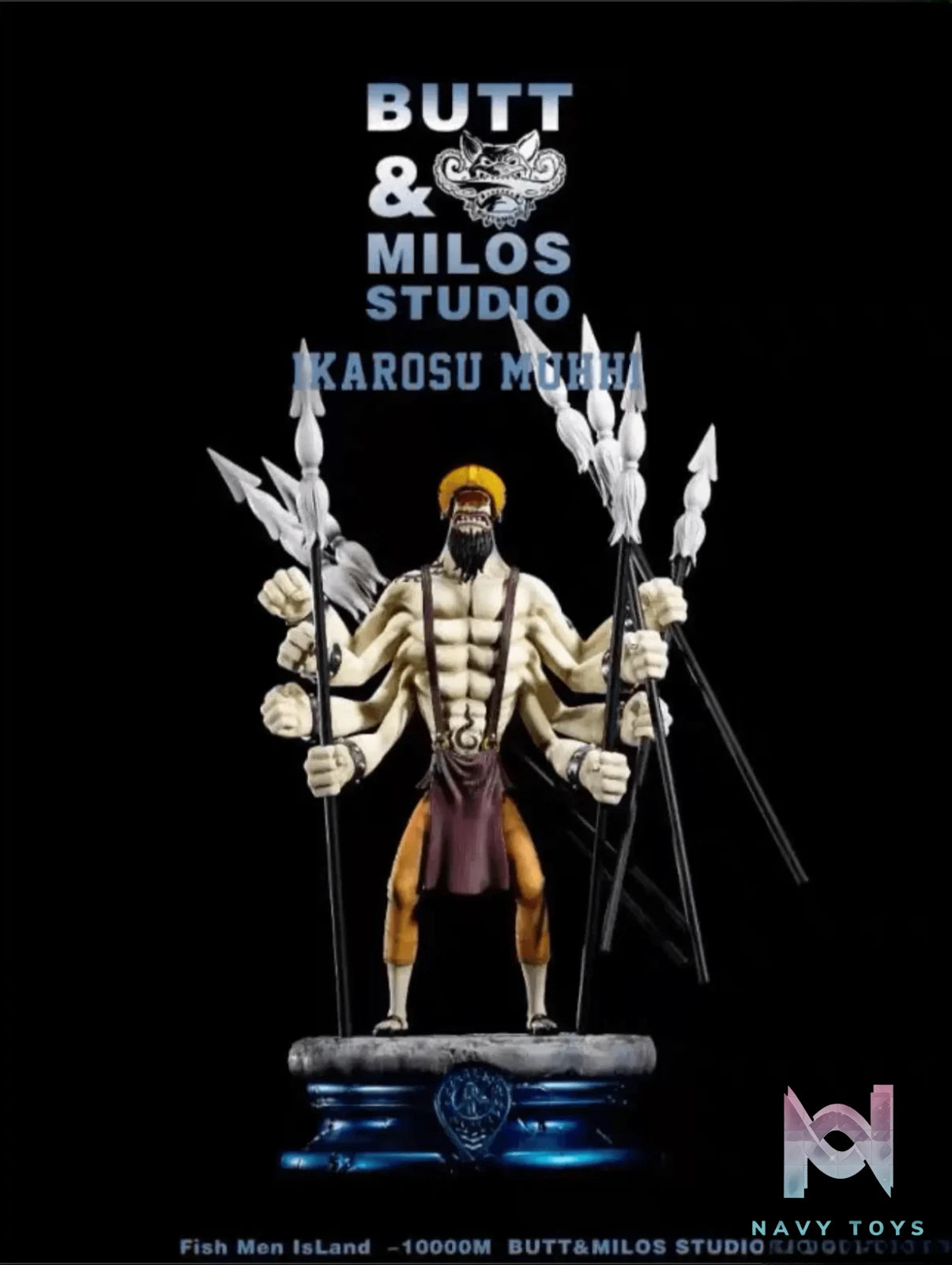 Butt & Milos Studio – One Piece Hody Jones & Shirahoshi & Neptune & Ryuboshi & Fukaboshi & Zeo & Igaram & Daruma & Manboshi & Dosun & Ikarosu Muhhi & Otohime