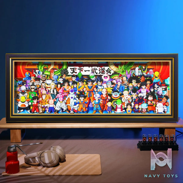 Yu Zhi Jiang Studio – Dragon Ball Multiple Characters Series #5 3D Decorative Painting Dragon Ball