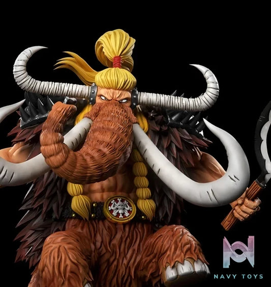 A+ Studio - One Piece Onigashima Decisive Battle 5th Episode Beast Form Jack resin statue Navy Toys anime figure
