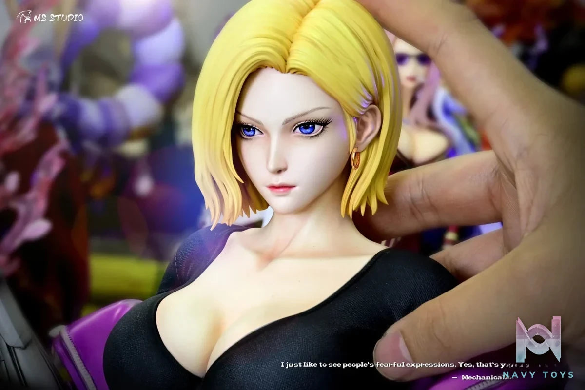 MS Studio - Dragon Ball Mechanical Girl Android 18 resin statue Navy Toys anime figure