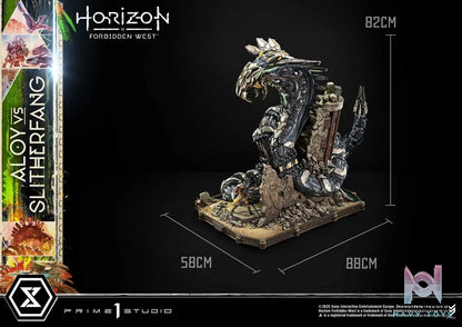 Prime 1 Studio – Ultimate Diorama Masterline Horizon Forbidden West Aloy vs. The Slitherfang UDMHFW-01 UDMHFW-01S (Licensed)