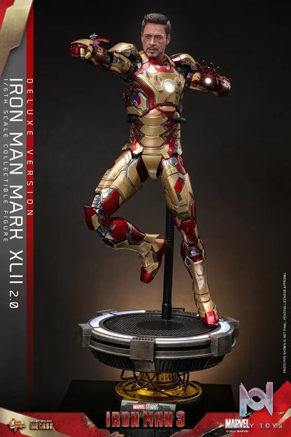 Hottoys Studio – Marvel Iron Man3 Iron Man Mark42 (2.0) MMS758D65 (Licensed)