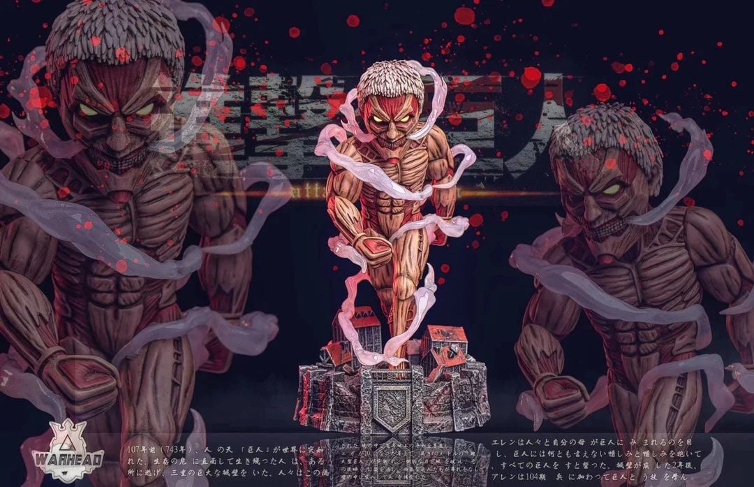 Armored Titan - Attack On Titan - Warhead Studio resin statue warhead studio anime figure
