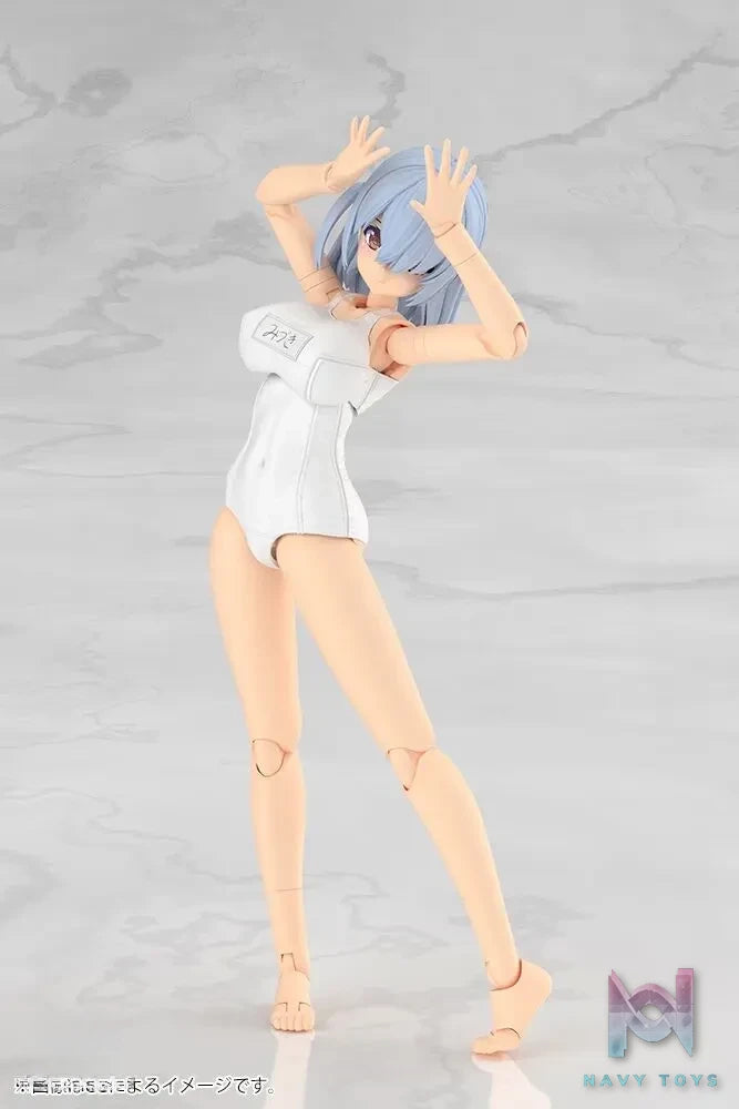 Kotobukiya – Frame Arms Girl Mizuki – School Swimsuits – White Ver. (Licensed)