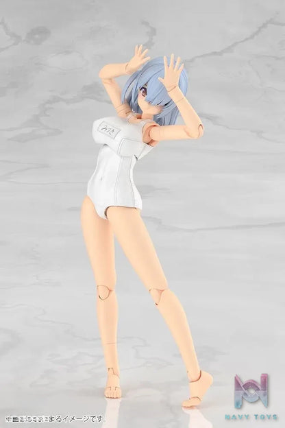 Kotobukiya – Frame Arms Girl Mizuki – School Swimsuits – White Ver. (Licensed)