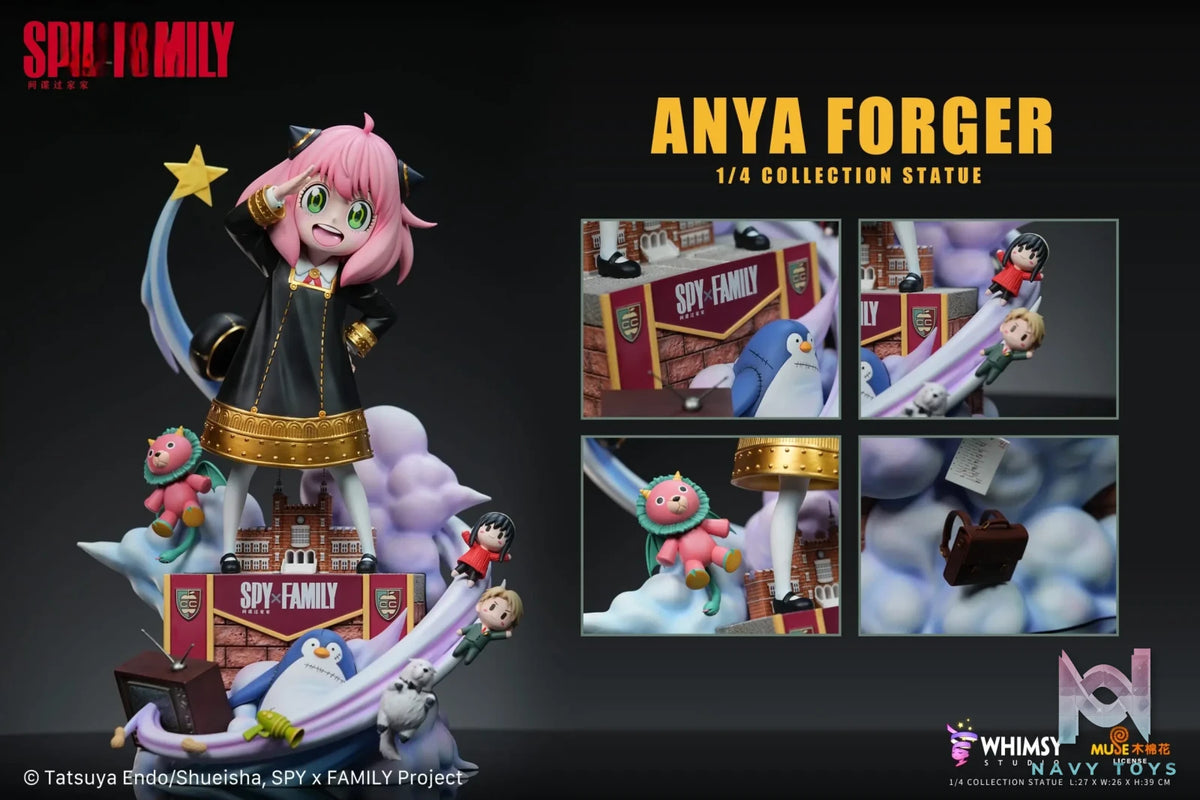 WHIMSY Studio – Spy x Family Anya Forger 1/4 Scale Statue (Licensed)