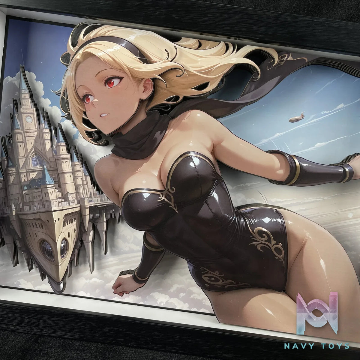 B&W Studio – Gravity Rush Kat 3D Art Panel