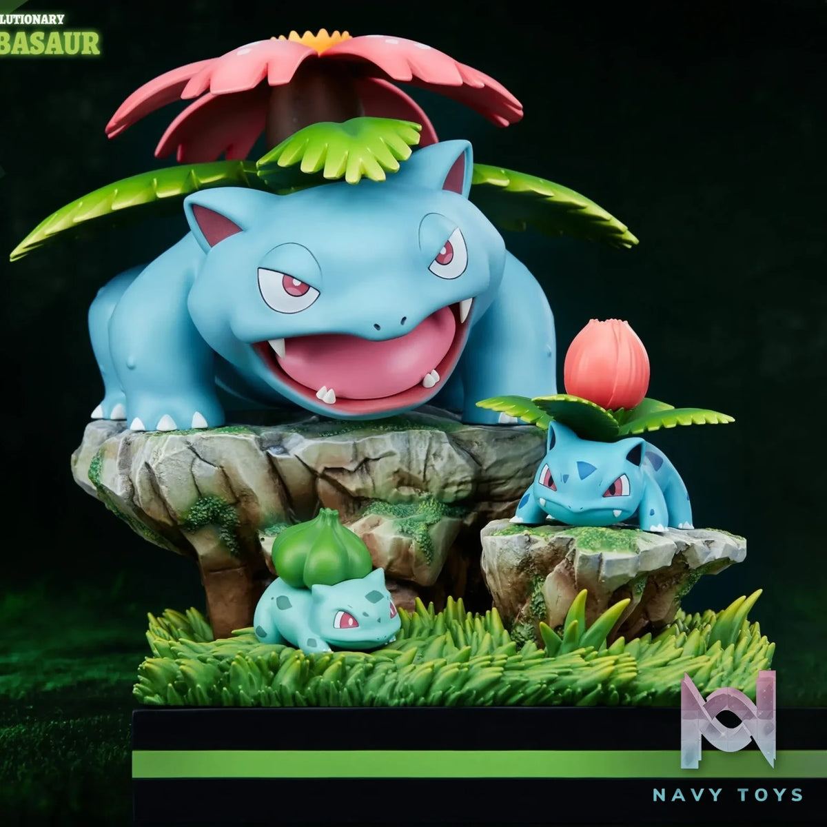 Infinite Studio – Pokémon Bulbasaur evolution group