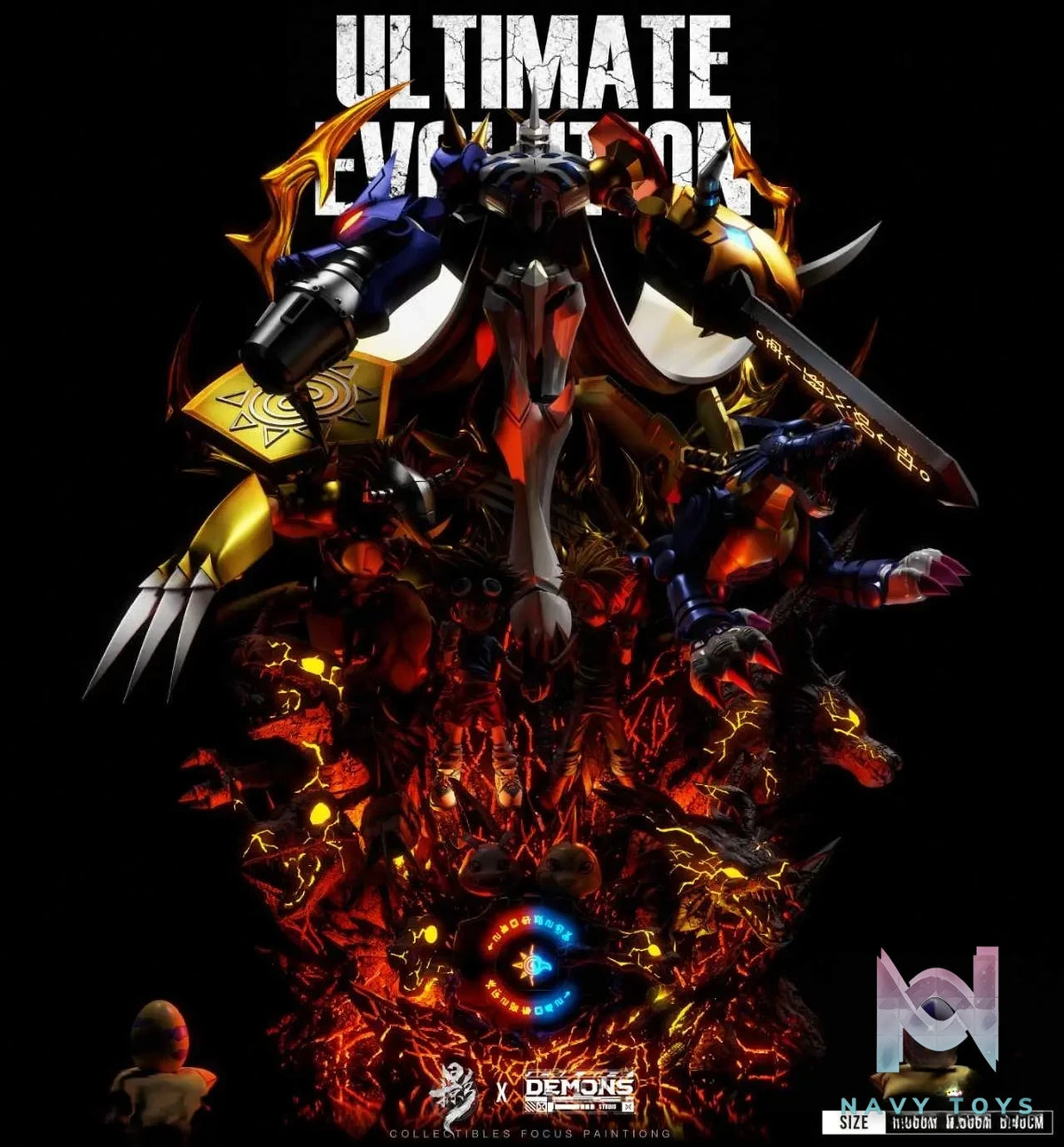 Lue Ying Studio – Courage and friendship combined into one Omegamon Digimon