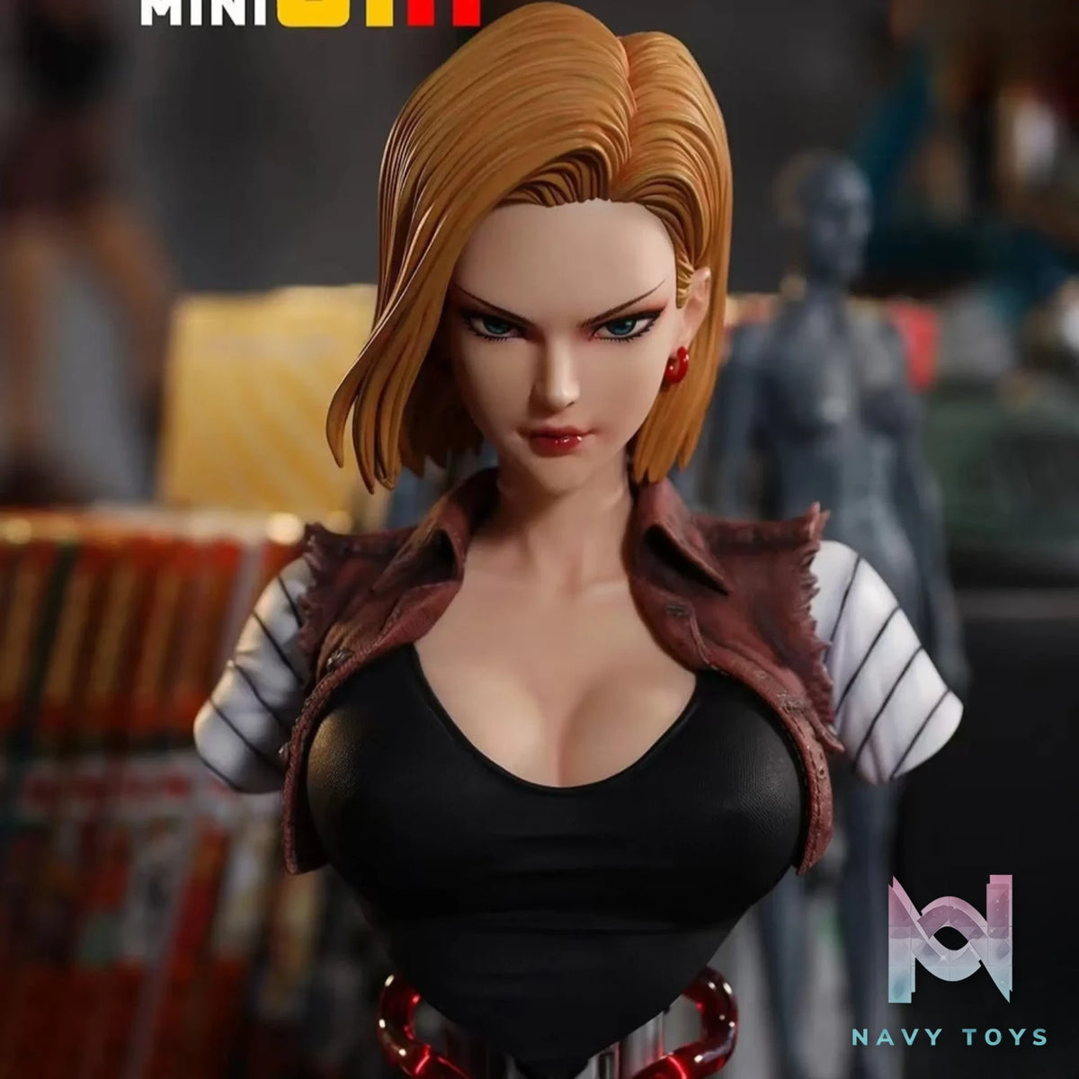 Green Leaf Studio – Dragon Ball Android 18 Bust – Mini Version