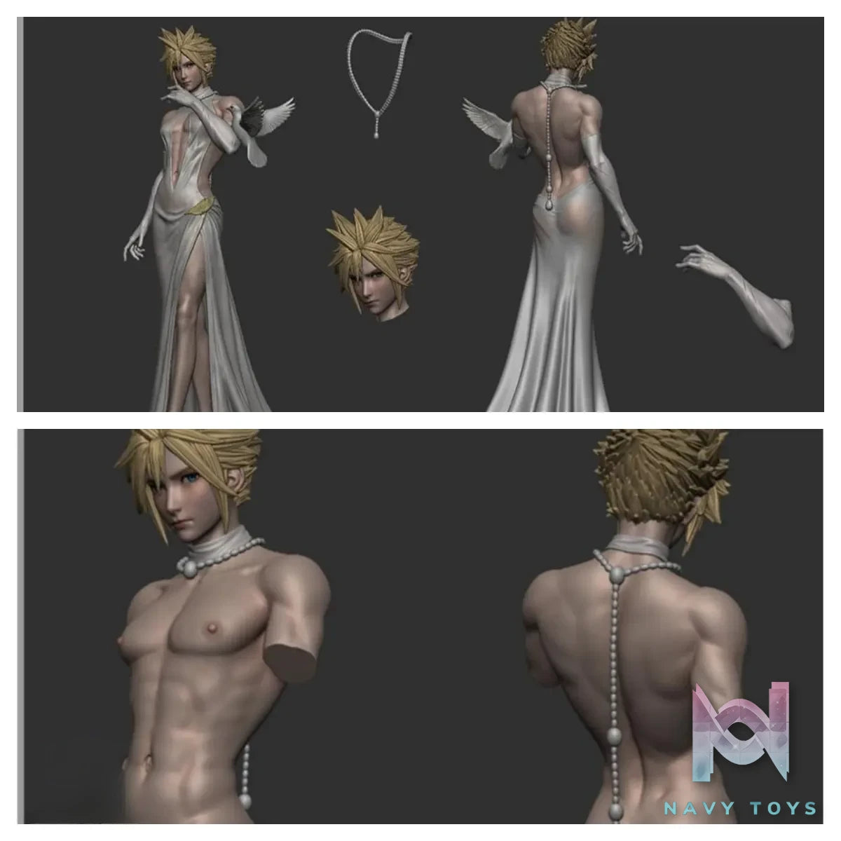 NekoNest Studio – Cloud Strife Final Fantasy VII