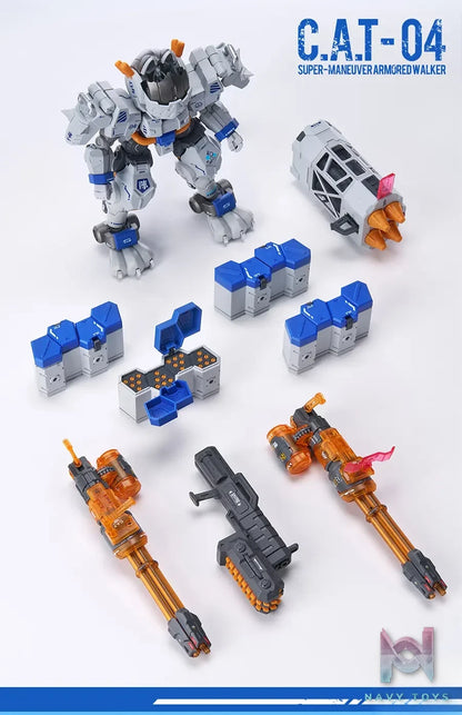 IRON ROARS – Original 04th Machine Array Heavy Armored Cat Mecha Assembly Model (Licensed)