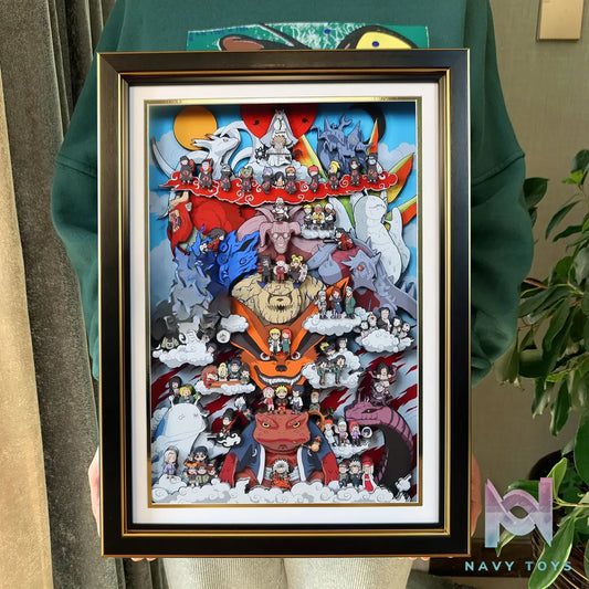KALA HOME Studio – Naruto Multiple Characters #10 3D Decorative Painting Naruto
