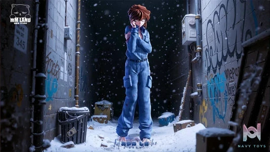 MMLAND Studio - Detective Conan Battle Damaged Shiho Miyano resin statue Navy Toys anime figure