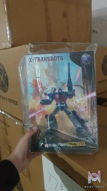 X-Transbots Studio – MX-22M Commander Stack Ultra Magnus Metallic Version Transformers
