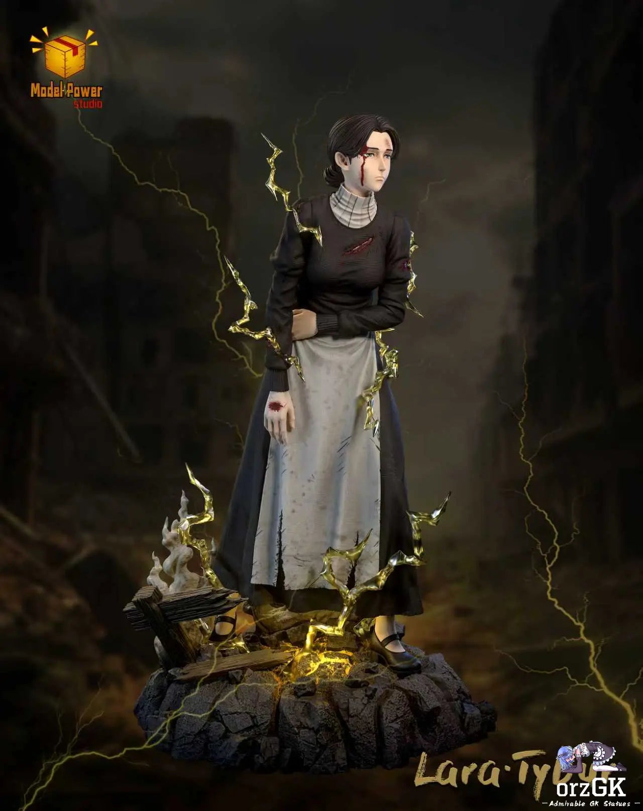 Model Power Studio - Lara Tybur Attack on Titan resin statue Navy Toys anime figure