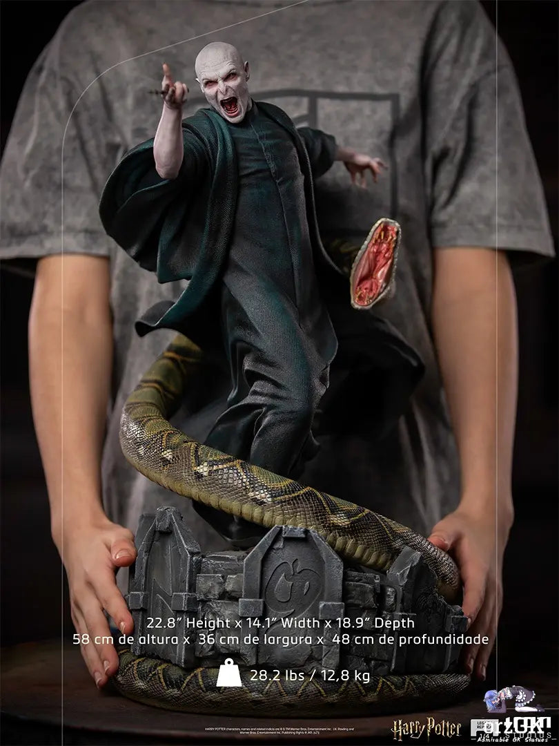 IRON Studio - Statue Voldemort and Nagini Harry Potter Legacy Replica 1/4 (Licensed)