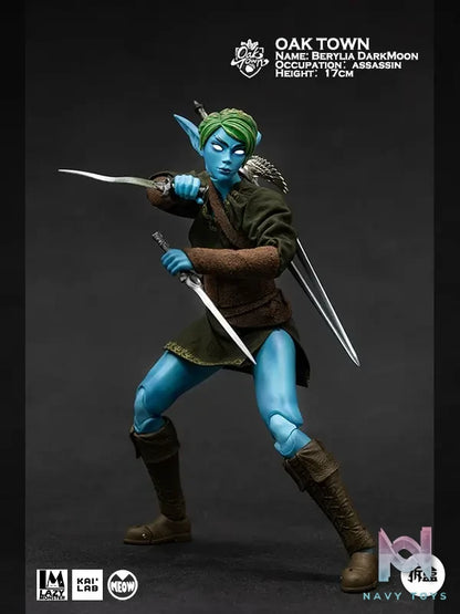 Lazy Monster Studio – Oak town Berylia Dark Moon Assassin & Sorceress (Licensed)