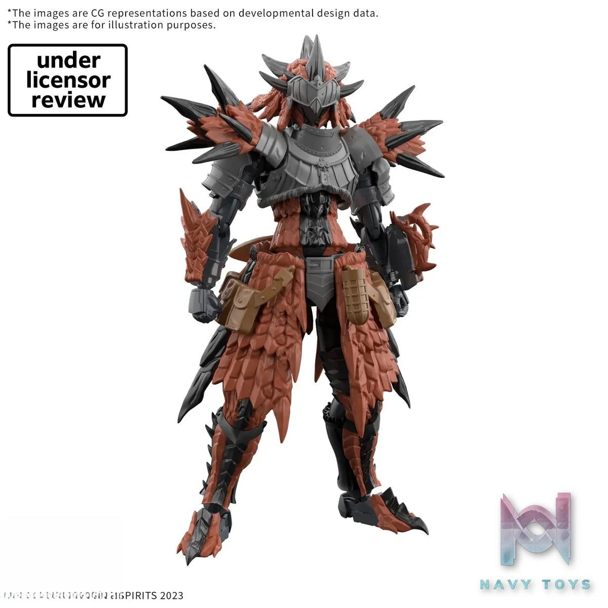 BANDAI SPIRITS – 30MF MONSTER HUNTER WILDS RATHALOS EQUIPMENT -RATHALOS SERIES- (Licensed)