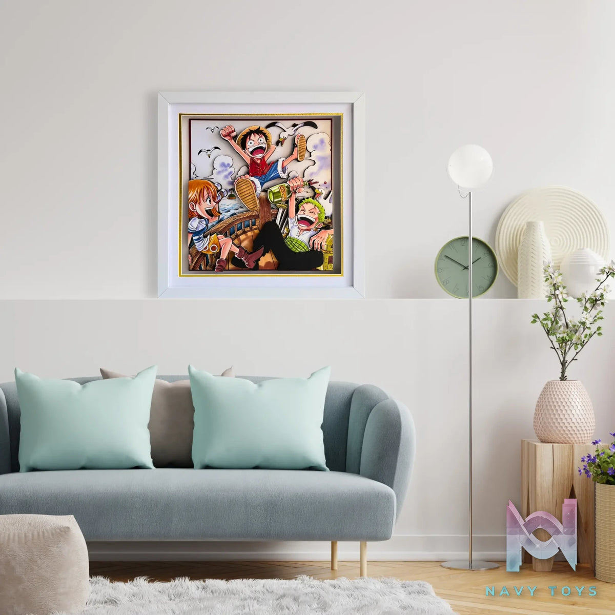 Aotupanda Studio – One Piece Dream Sailing Comic Luffy 3D Decorative Painting